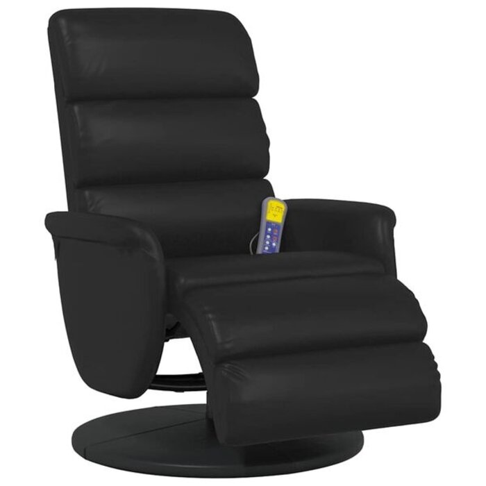 Fauteuil de massage inclinable noir - 35% de remise