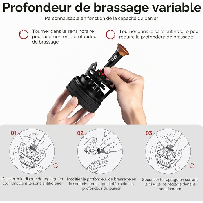 Distributeur WDT pour espresso 58 mm - 33% de remise