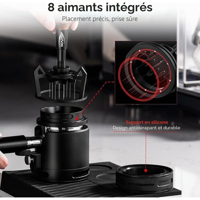 Distributeur WDT pour espresso 58 mm - 33% de remise