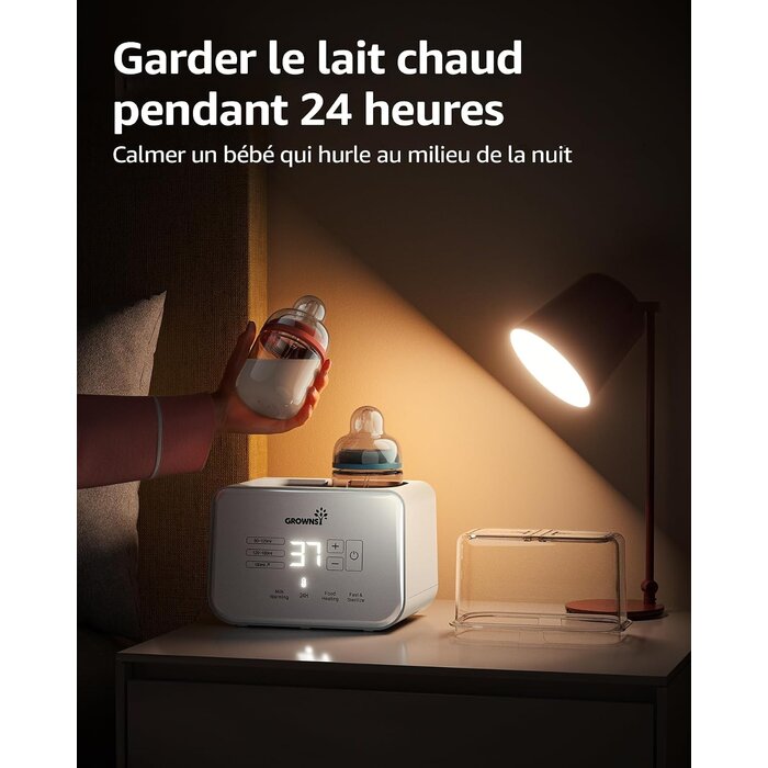Chauffe-biberon et stérilisateur 8-en-1 - 33% de remise - Crème Blanc