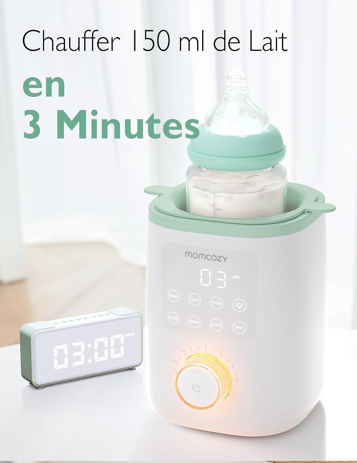 Chauffe-biberon 9-en-1 multifonction - 34% de remise