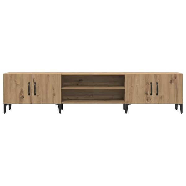 Meuble TV 180 cm chêne artisanal - 35% de remise