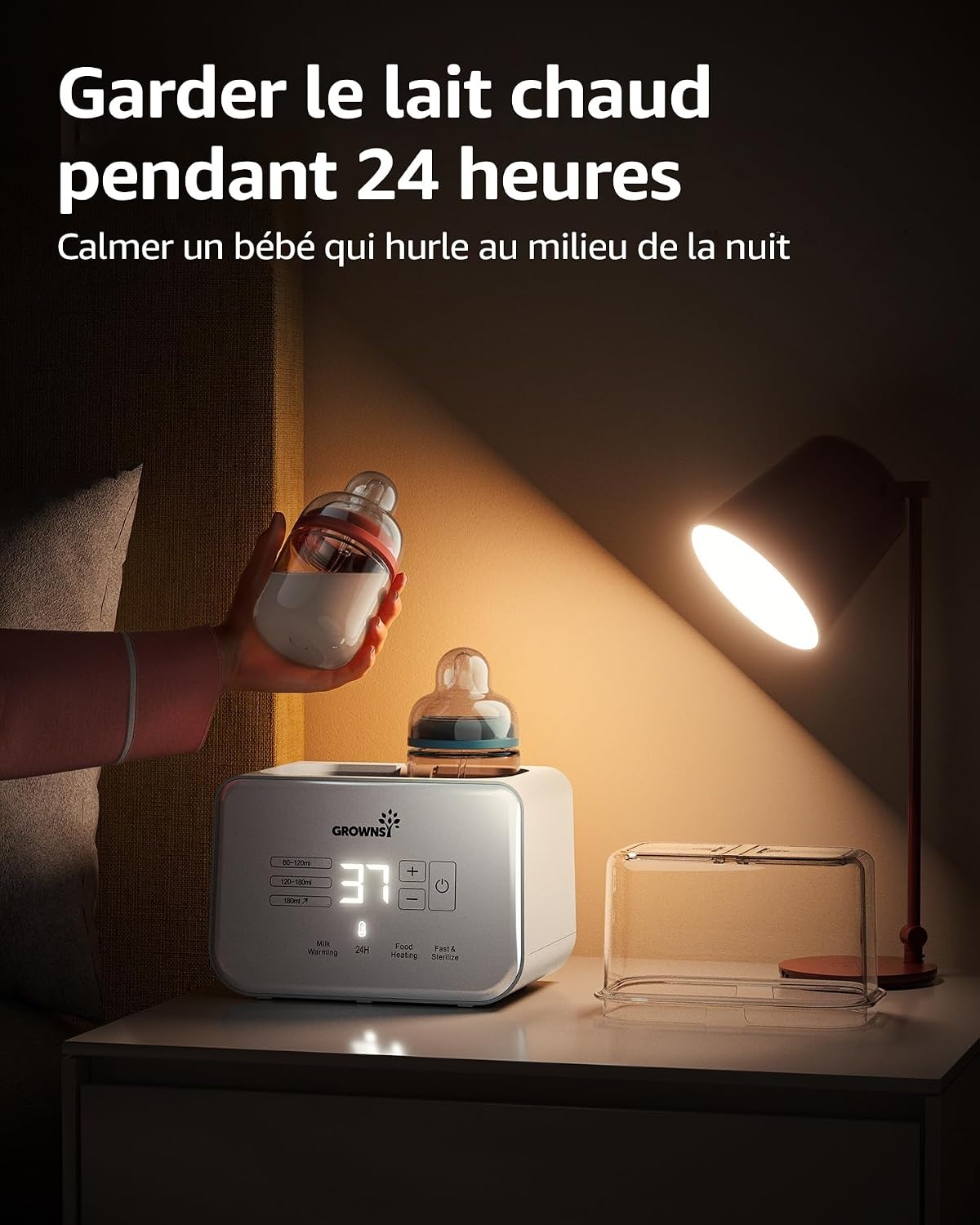 Chauffe-biberon et stérilisateur 8-en-1 Crème - 33% de remise