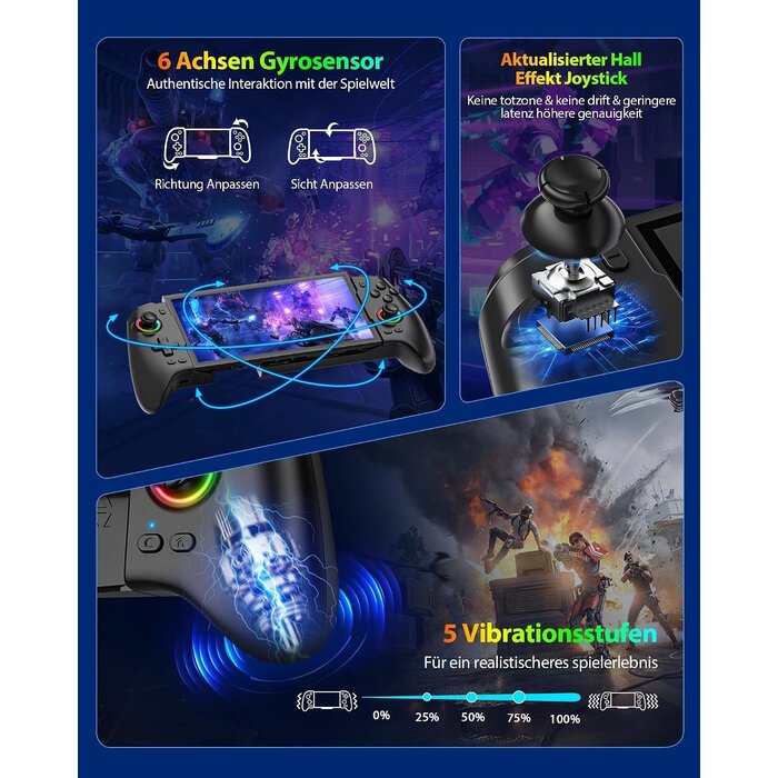 Manette sans fil RGB pour Switch, PC et Mobile - 32% de remise