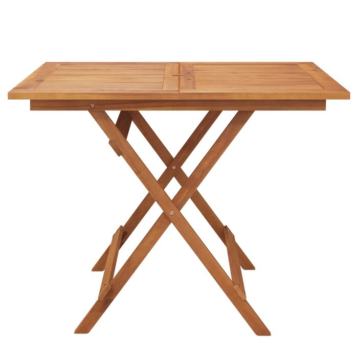 Table de jardin pliante en acacia massif 90x90cm - 34% de remise