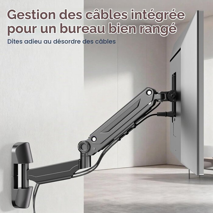 Support mural pour écran 17-42 pouces - Bras articulé - 33% de remise