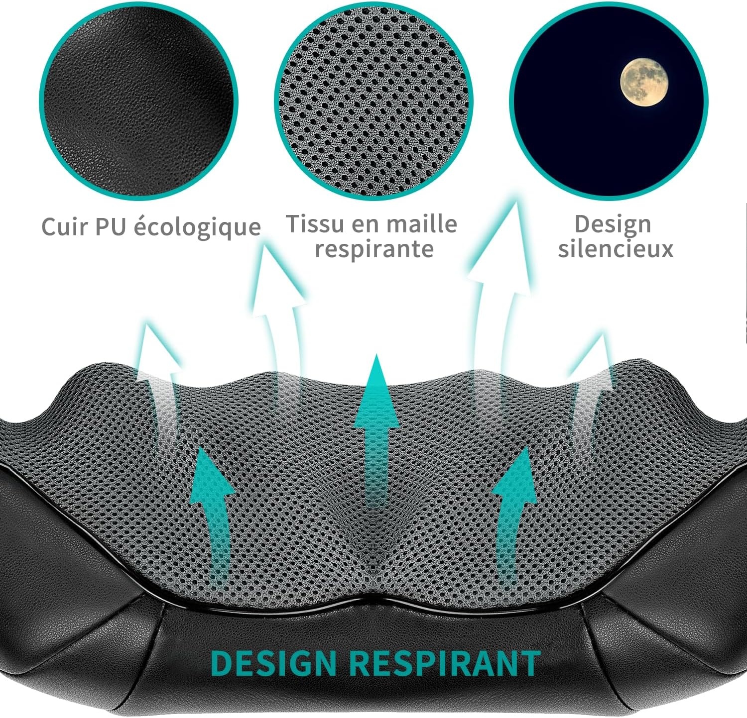 Appareil de massage Shiatsu cou et dos 3D avec chaleur - 33% de remise