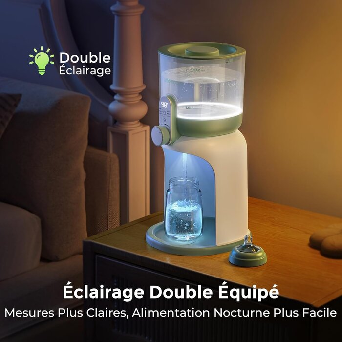 Préparateur de biberons 1,7L - 6 températures - 34% de remise