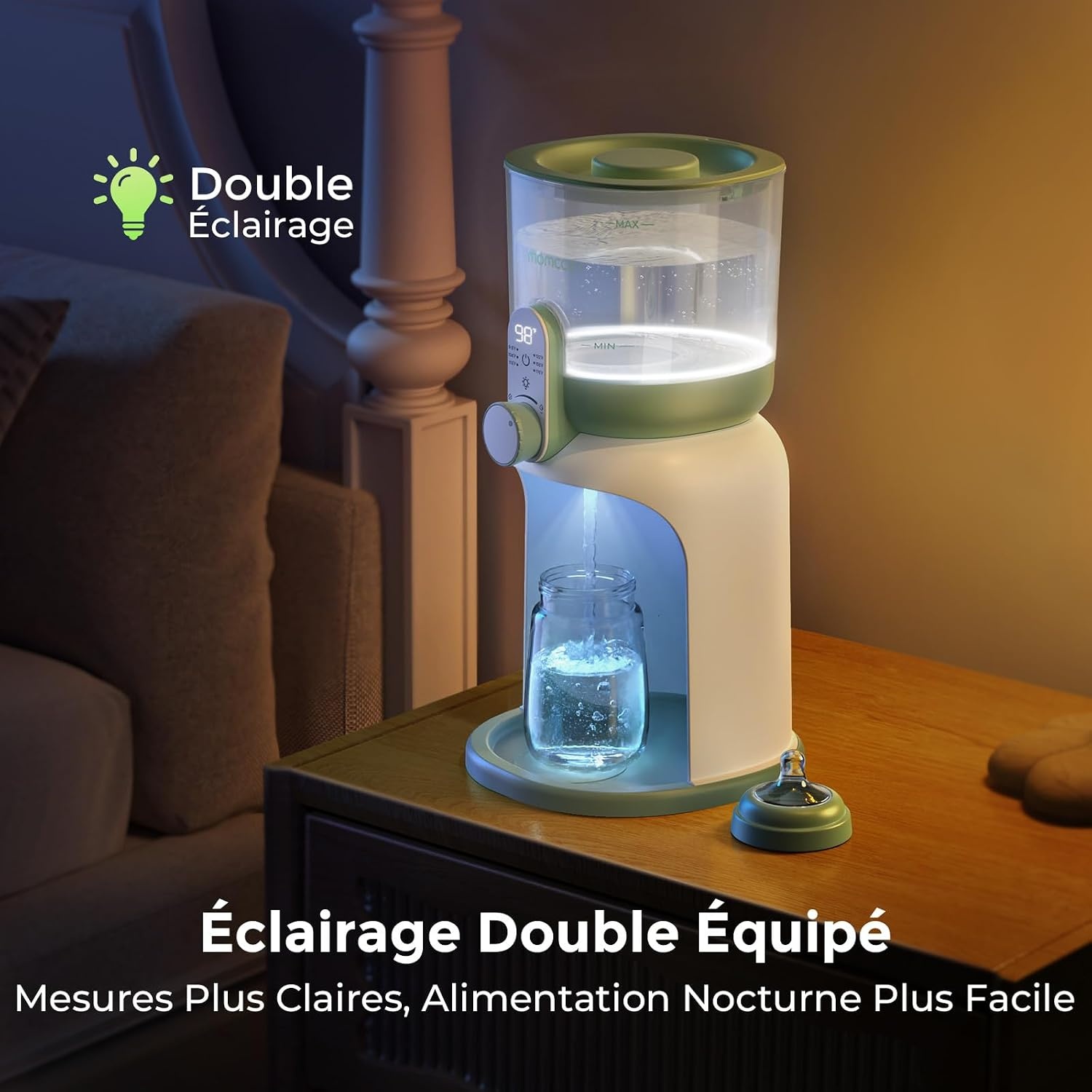 Préparateur de biberons 1,7L - 6 températures - 34% de remise