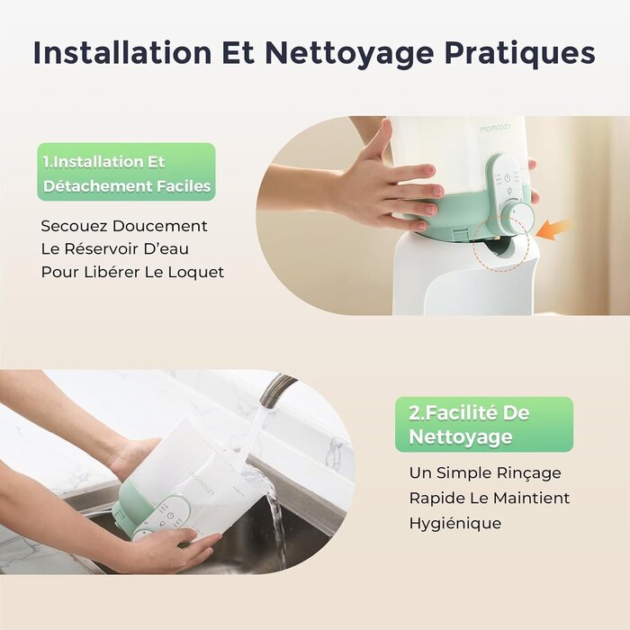 Préparateur de biberons 1,7L - 6 températures - 34% de remise