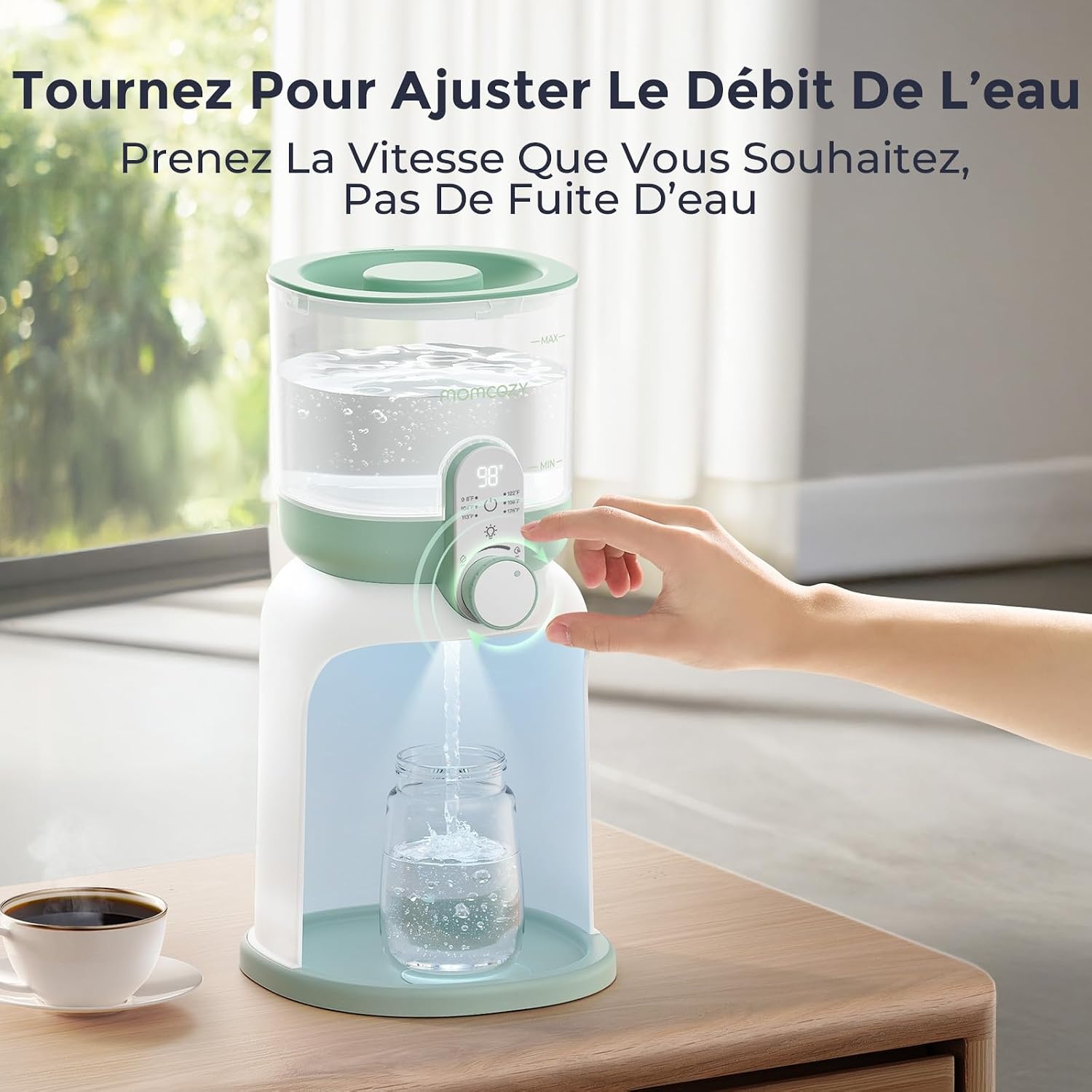 Préparateur de biberons 1,7L - 6 températures - 34% de remise