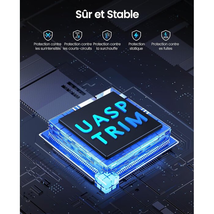 Station d'accueil double baie HDD/SSD 40 To - USB 3.2 - 32% de remise