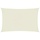Voile d'ombrage rectangulaire 4x7m crème - 34% de remise