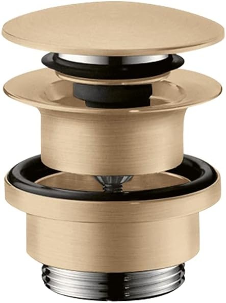 Bonde de lavabo Push-Open bronze brossé - 34% de remise