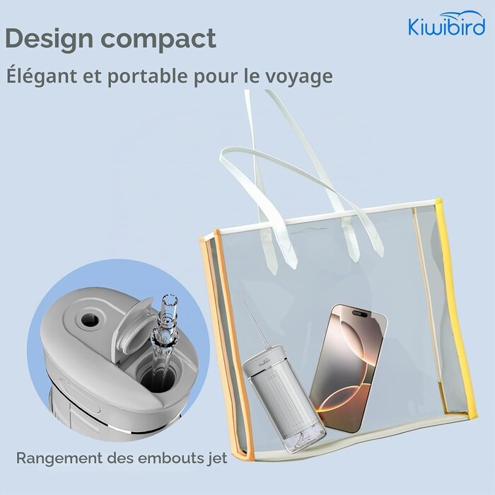 Hydropulseur sans fil UV-C 230ml - 1800 pulses - 29% de remise