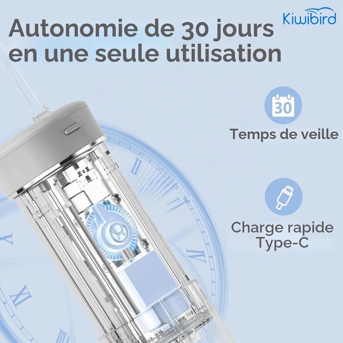 Hydropulseur sans fil UV-C 230ml - 1800 pulses - 29% de remise