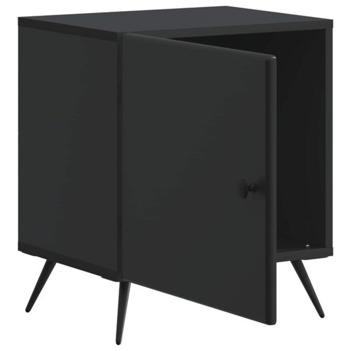 Table de chevet noire 43 x 34,5 x 50 cm - 33% de remise