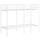 Lit superposé en acier blanc 75x190 cm - 35% de remise