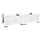 Socle pour lave-linge avec tiroirs - Acier blanc - 35% de remise