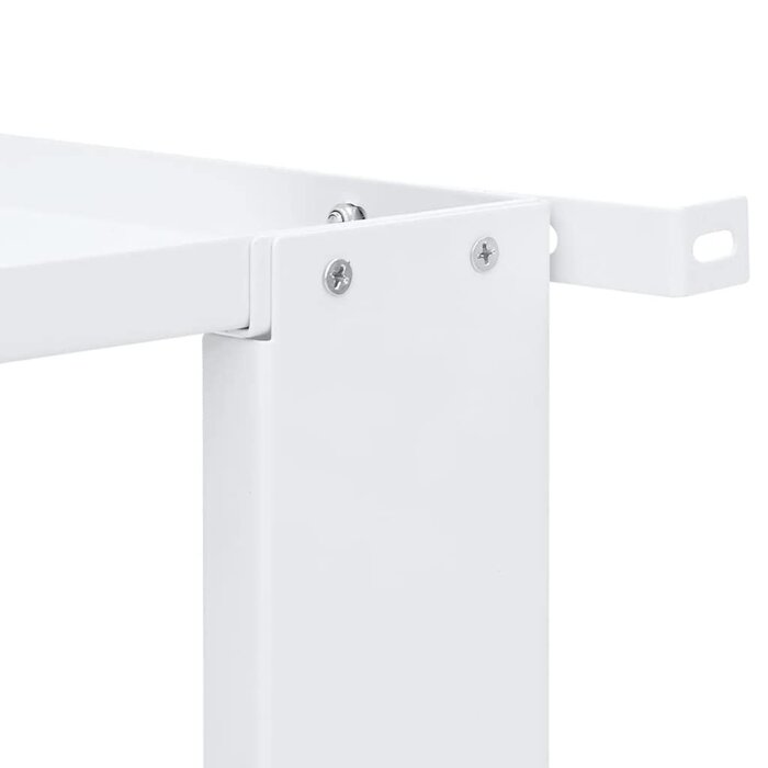 Socle pour lave-linge avec tiroirs - Acier blanc - 35% de remise