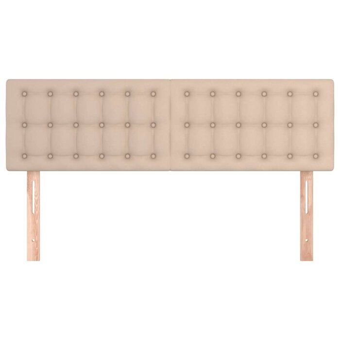Lot de 2 têtes de lit cappuccino - 33% de remise