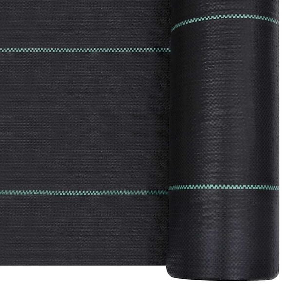 Toile de paillage 2x25 m - Noir - 31% de remise
