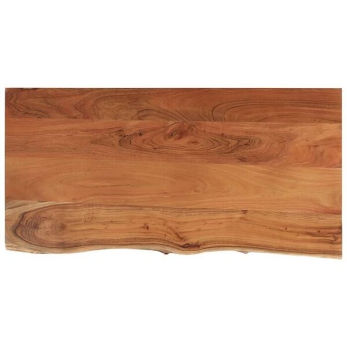 Plateau de lavabo en bois d'acacia 120x60cm - 35% de remise