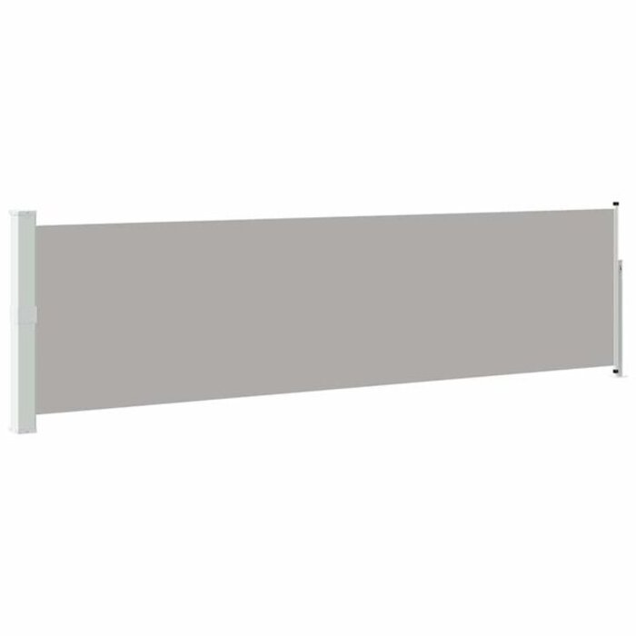 Brise-vue rétractable jardin 140x514 cm Gris - 34% de remise