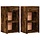 Lot de 2 tables de chevet chêne fumé - 34% de remise