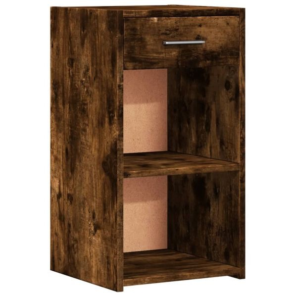 Lot de 2 tables de chevet chêne fumé - 34% de remise