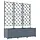 Jardinière avec treillis 3 pièces gris clair - 44% de remise