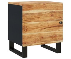 Vidaxl Table de chevet en bois d'acacia massif - 40x33x46 cm - 48% de remise