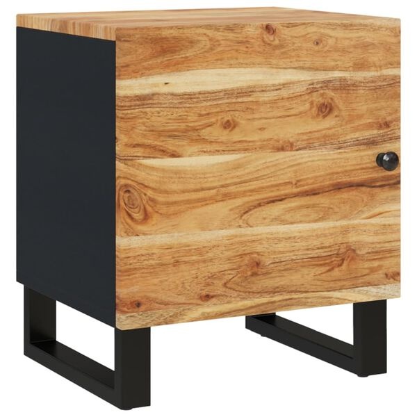 Table de chevet en acacia massif - 33% de remise - 40x33x46 cm