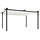 Tonnelle de jardin rétractable 4x3m crème - 35% de remise