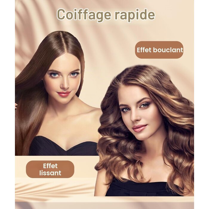 Brosse chauffante sans fil 40mm Ionique - 33% de remise