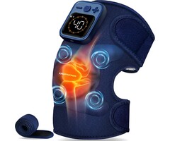 Genouillère massante chauffante sans fil - Graphène - 48% de remise