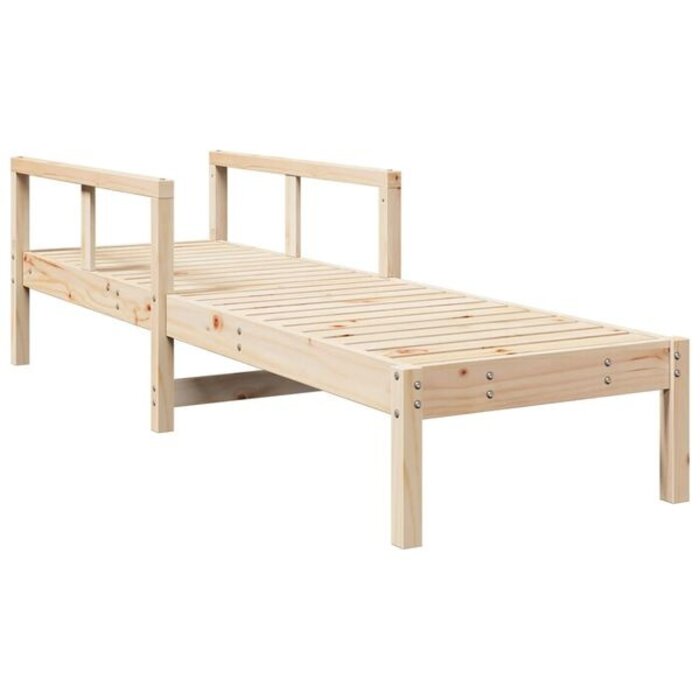 Bain de soleil en bois de pin massif - 35% de remise