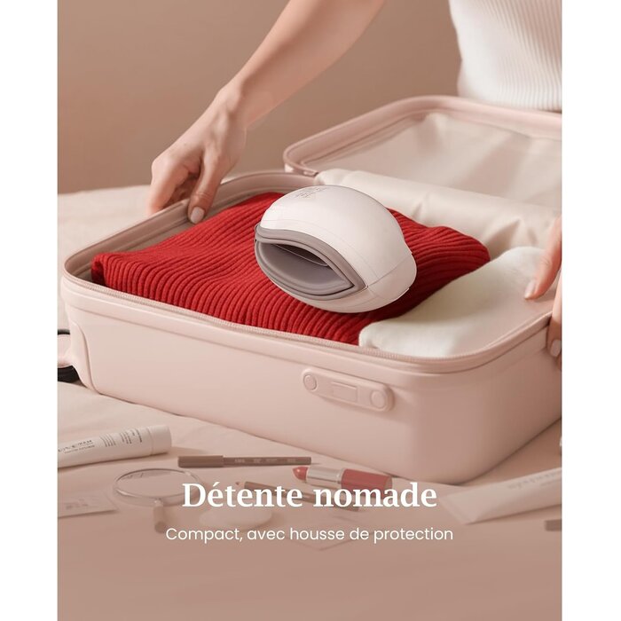 Masseur Oculaire Chauffant - 34% de remise - Pliable et Rechargeable