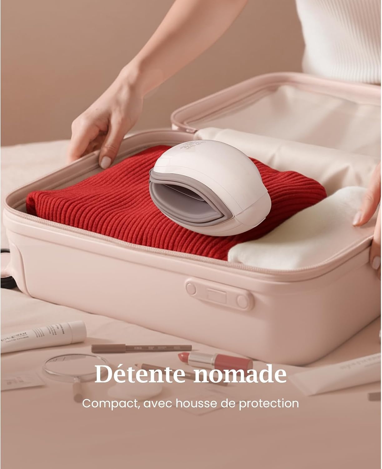 Masseur Oculaire Chauffant - 34% de remise - Pliable et Rechargeable