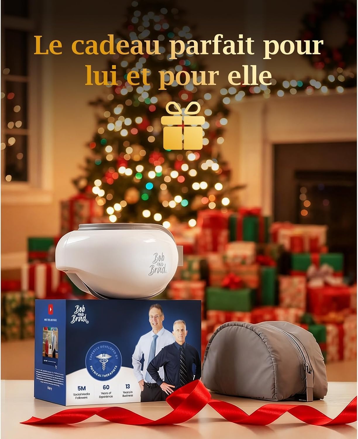 Masseur Oculaire Chauffant - 34% de remise - Pliable et Rechargeable