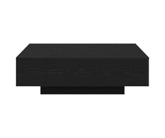 Vidaxl Table basse carrée chêne noir 100 x 100 cm - 54% de remise