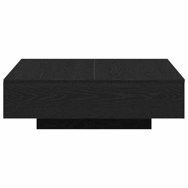 Table basse carrée en chêne noir 100x100 cm - 35% de remise