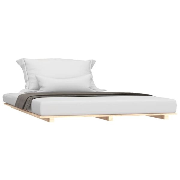 Cadre de lit en pin massif 140x200 cm - 40% de remise