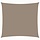 Voile d'ombrage carrée 7x7 m Taupe - 35% de remise