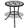 Table de bistrot mosaïque 60 cm - Noir et blanc - 34% de remise