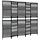 Paravent 5 panneaux en polyrotin noir 245x200cm - 34% de remise