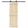 Kit rail porte coulissante 200 cm acier noir - 34% de remise
