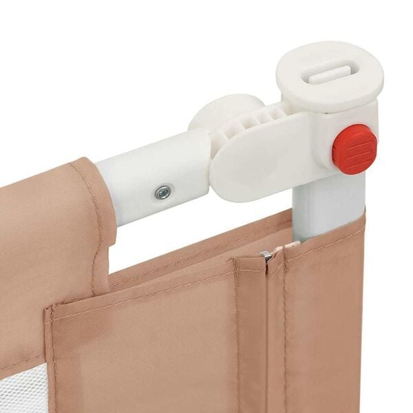 Barrière de lit pour enfant 180x25 cm Taupe - 33% de remise