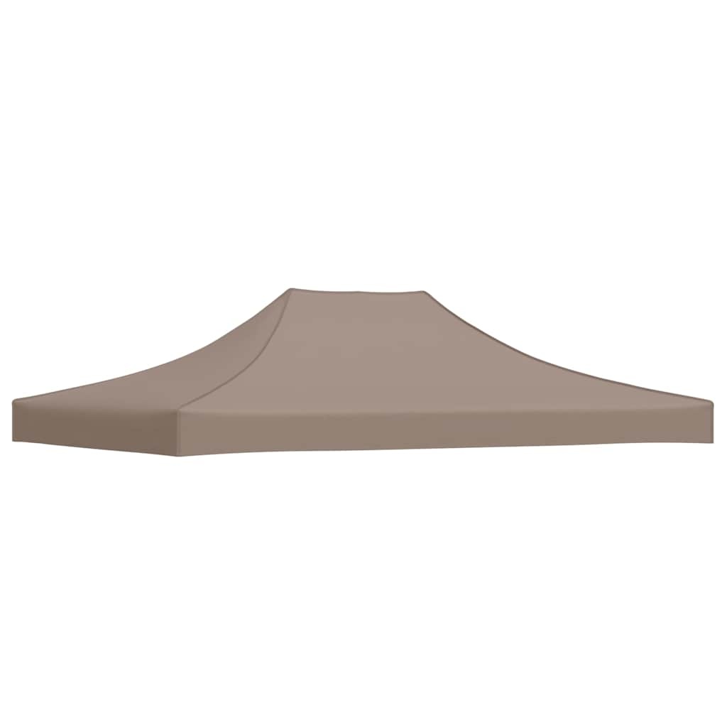 Toile de toit tonnelle 4x3m Taupe - 32% de remise