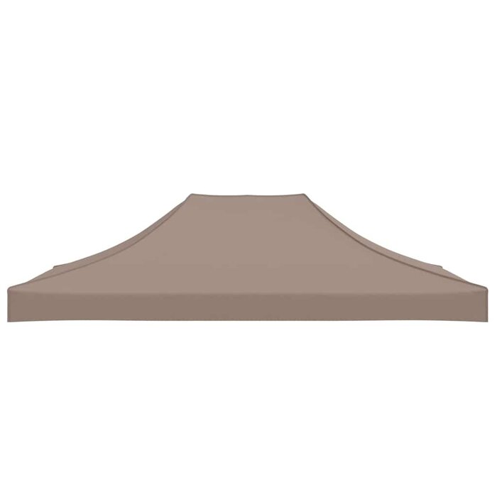 Toile de toit tonnelle 4x3m Taupe - 32% de remise